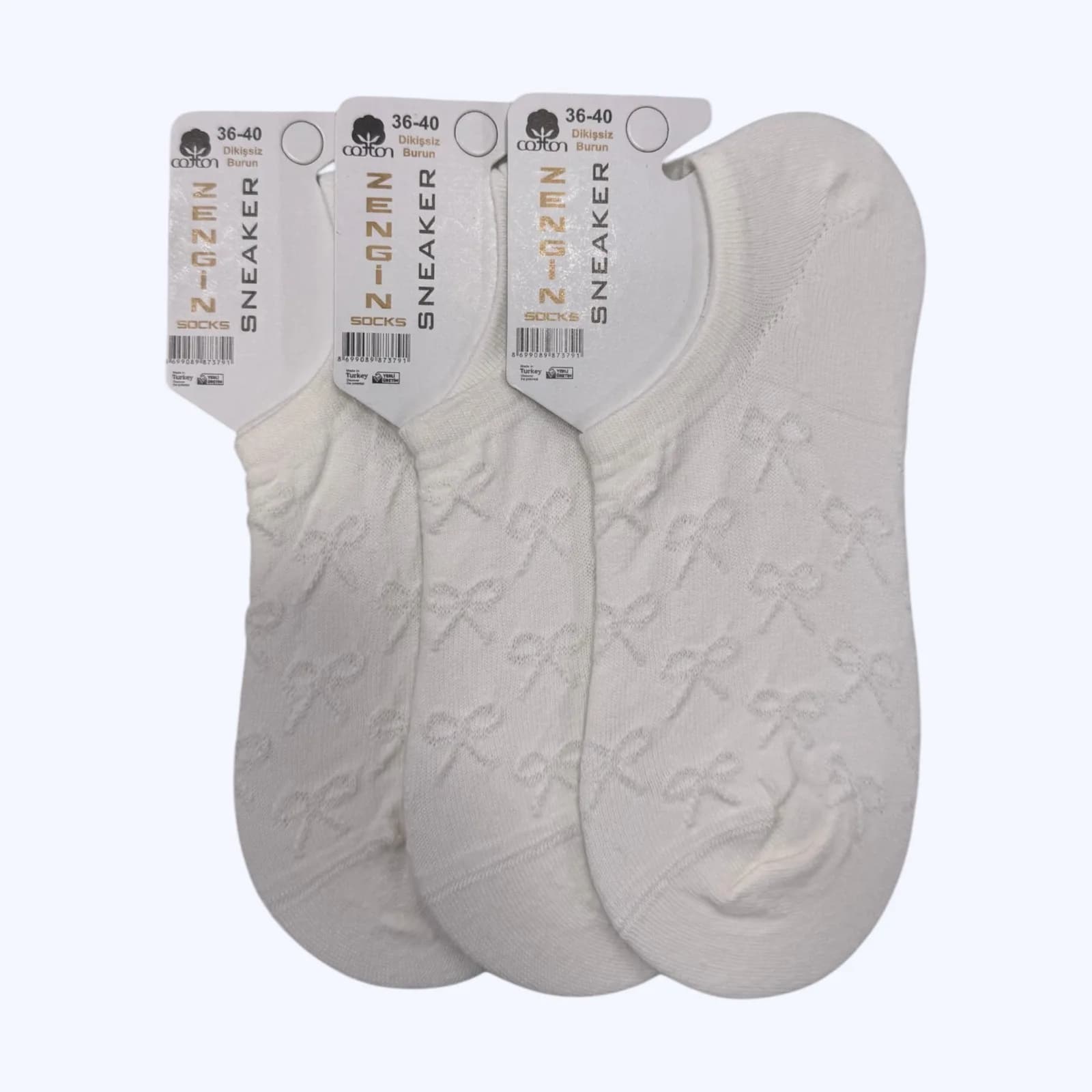 Kabartmalı Penye Bayan Sneaker