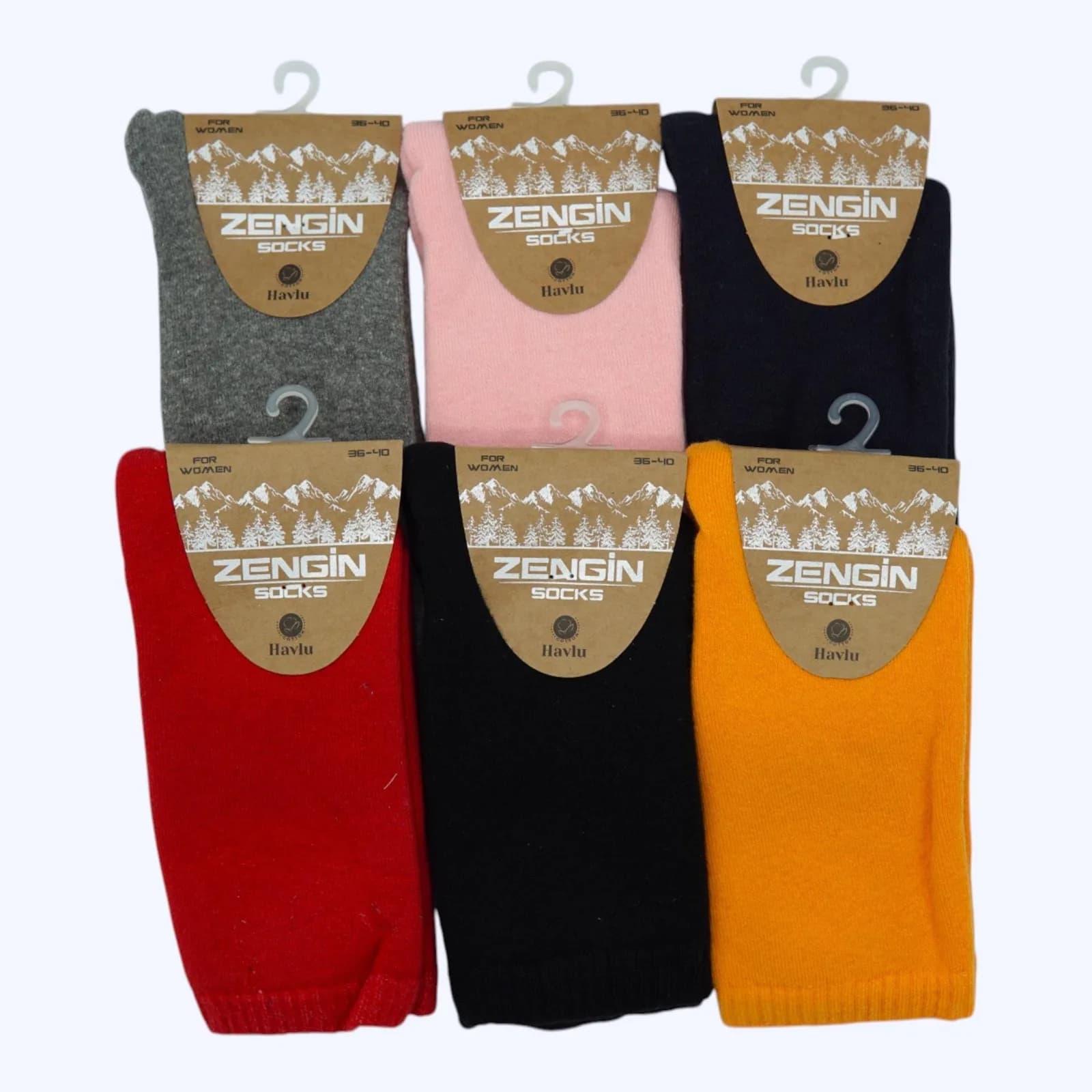 Kadın Havlu Soket Asorti
